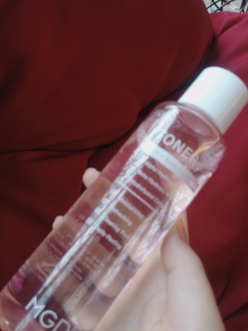 胶原蛋白爽肤水的真实用户使用照片