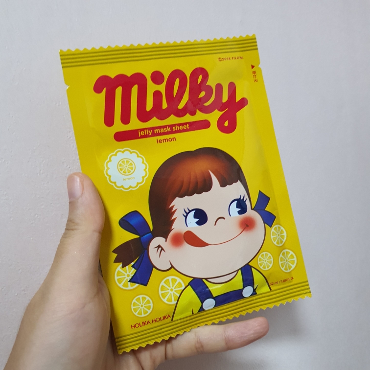 홀리카홀리카 (HOLIKAHOLIKA) 스윗페코 에디션 퓨어에센스 젤리 마스크시트 [레몬젤리] review image
