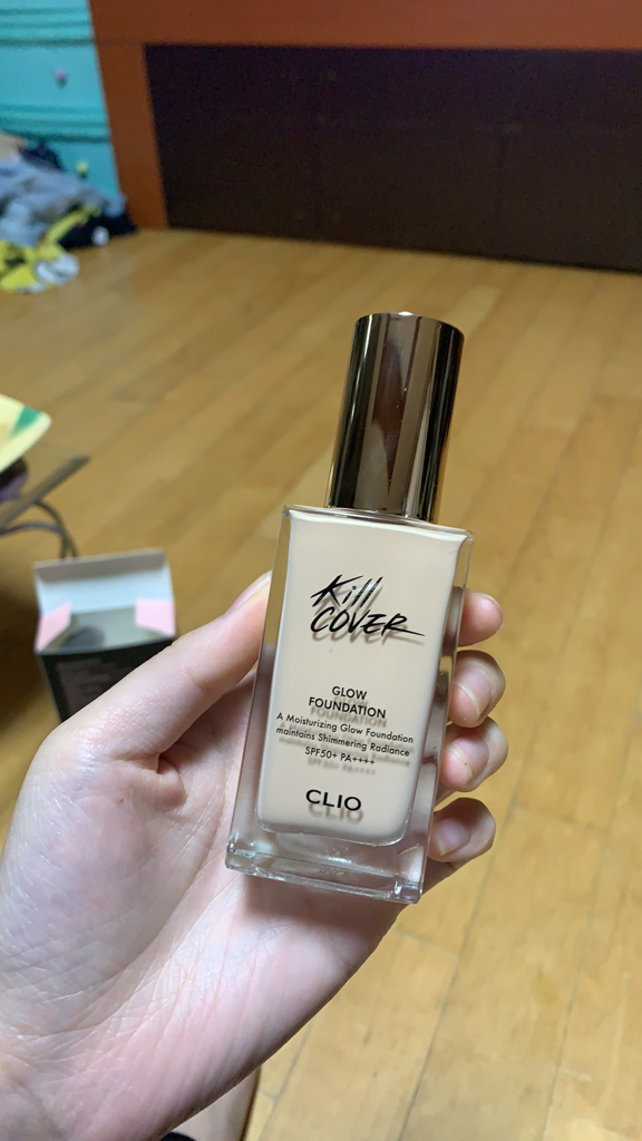 Real user review photo of Kill Cover Glow Foundation [SPF50+/PA++++] [No. 4 Ginger]