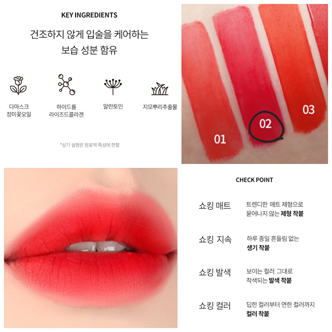 토니모리 (TONYMOLY) 더 쇼킹 립블러 틴트 [02 러브어페어] review image