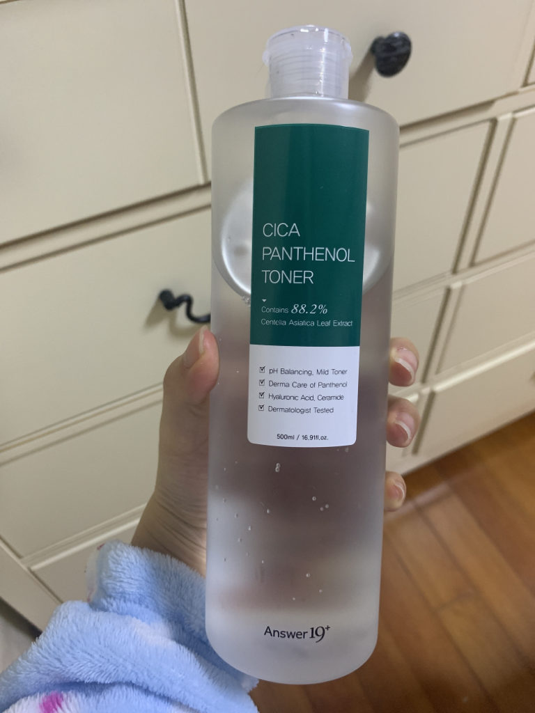 Cica 泛醇爽肤水的真实用户使用照片