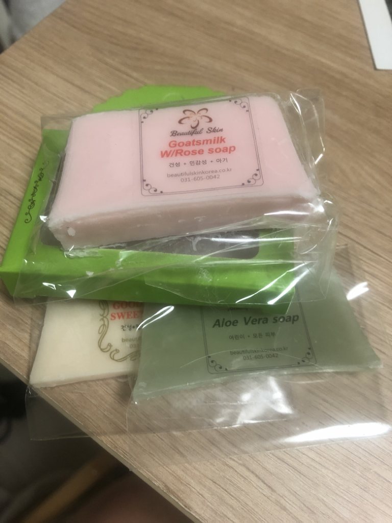 玫瑰牛奶洁面皂的真实用户使用照片