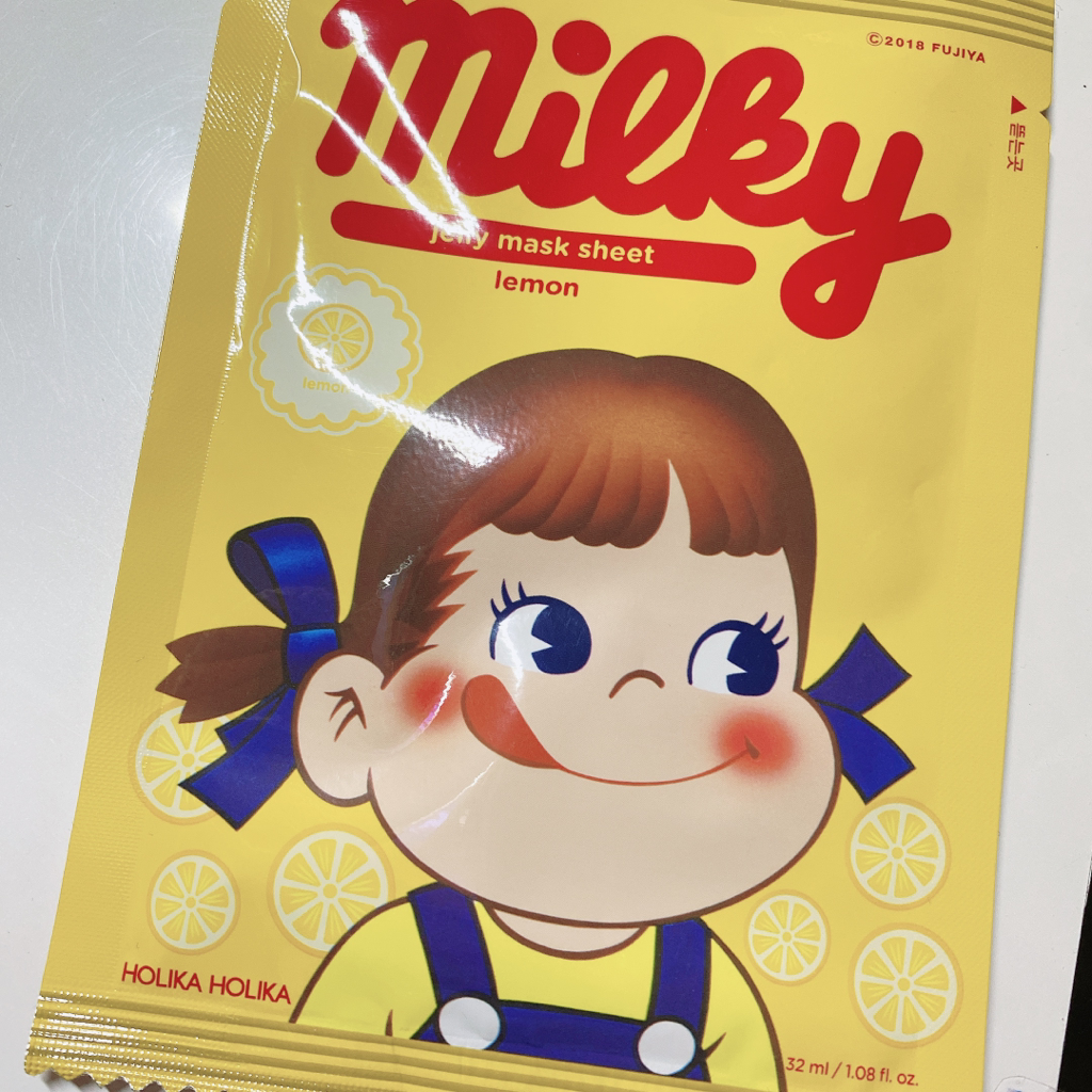 ホリカホリカ スウィートペコエディションピュアエッセンスゼリーマスクシート[レモンゼリー] クチコミ画像