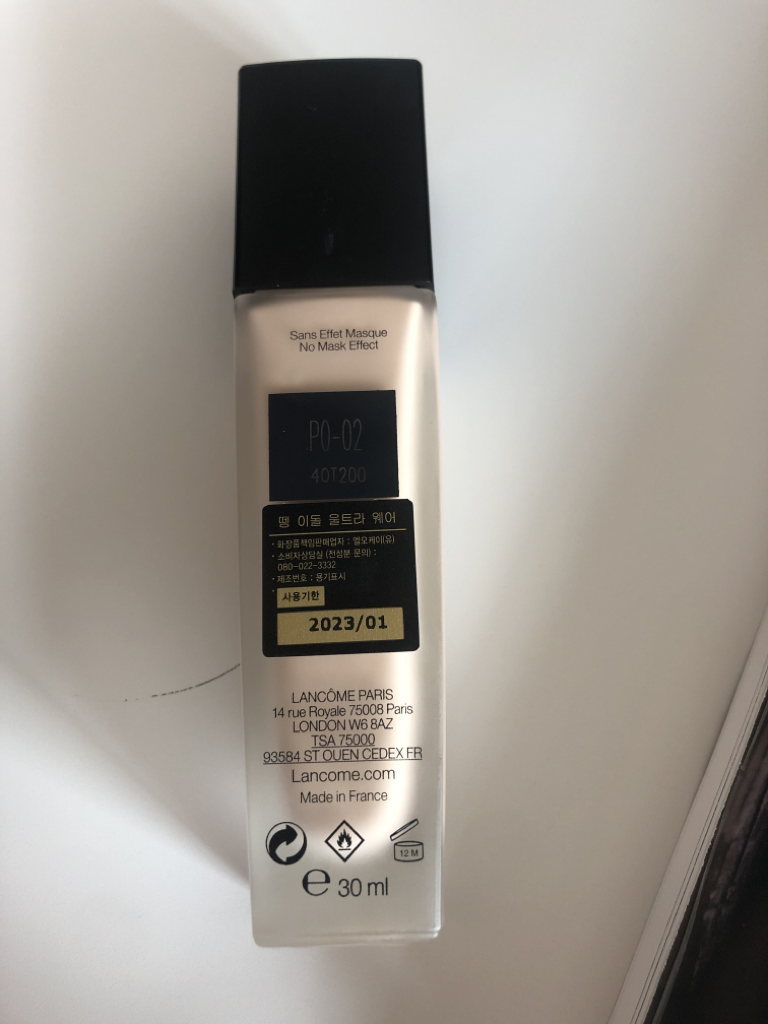 Real user review photo of Teint Idol Long Lasting Foundation [SPF38/PA++] [PO-02]