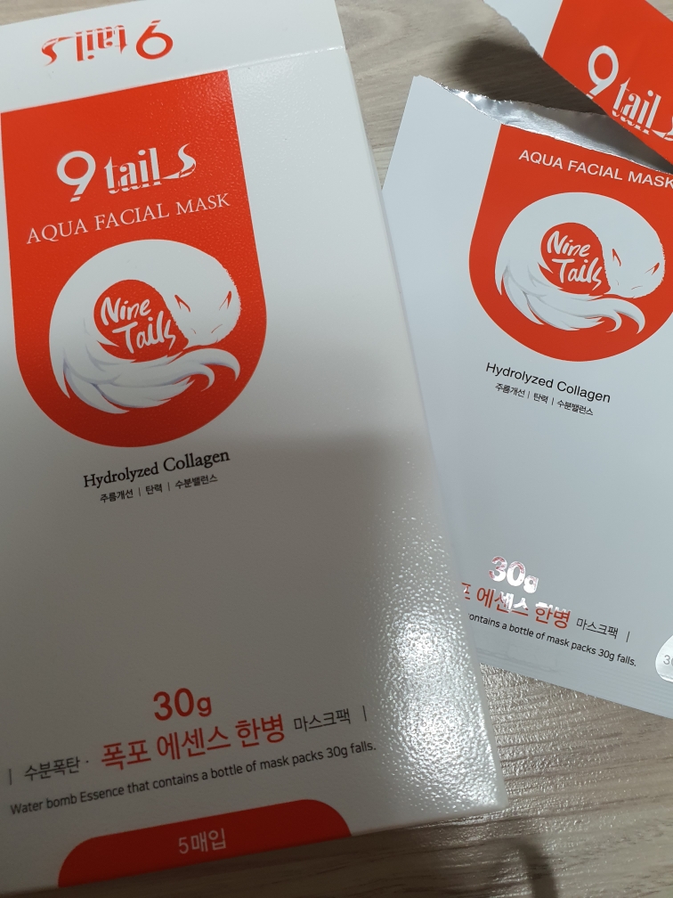 나인테일즈 (NINETAILS) 아쿠아 페이셜 마스크 review image