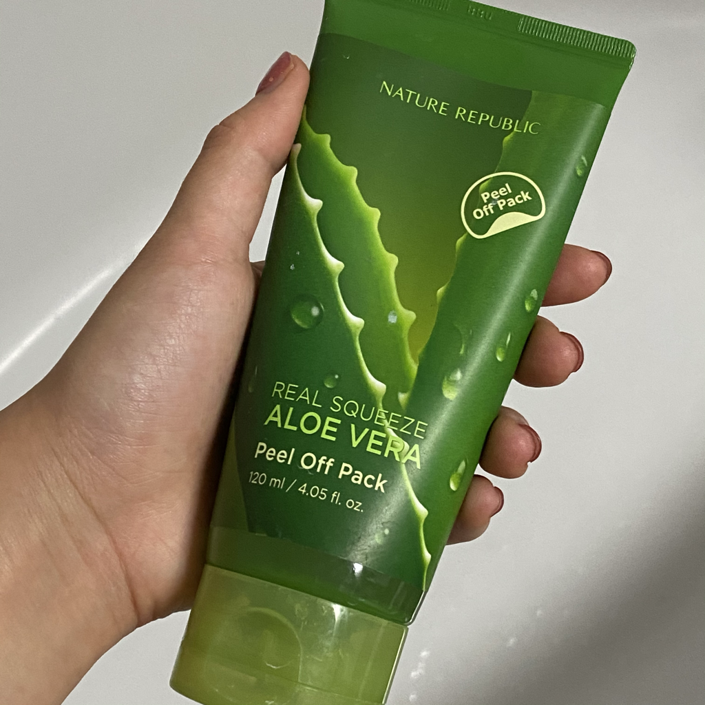 NATUREREPUBLIC Real Squeeze Aloe Vera Peel-Off Pack review image