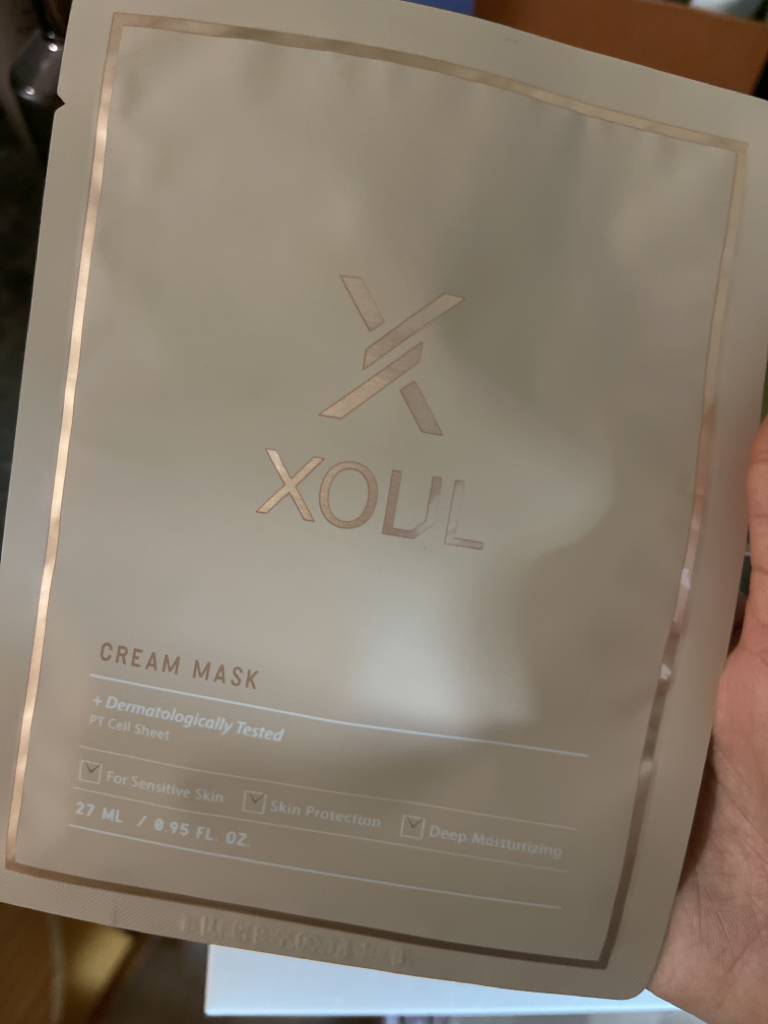 秘密解决方案面膜的真实用户使用照片