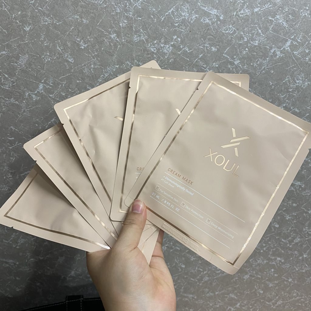 秘密解决方案面膜的真实用户使用照片