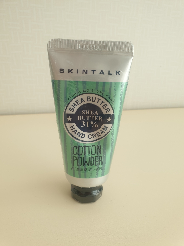 스킨톡 (SKINTALK) 시어버터 핸드크림 [코튼파우더] review image