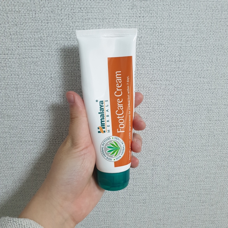 Real user review photo of foot care cream