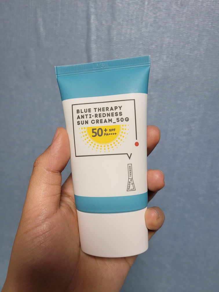 蓝色疗法抗红防晒霜 [SPF50+/PA++++]的真实用户使用照片