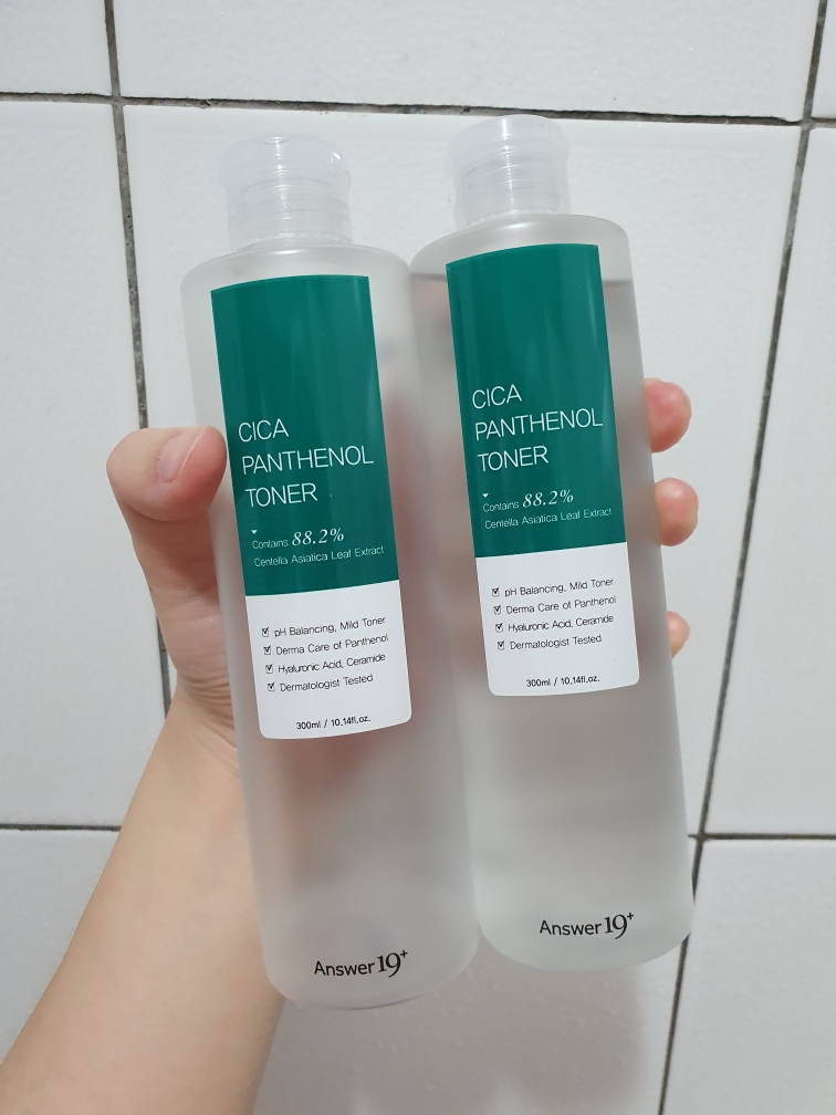 Cica 泛醇爽肤水的真实用户使用照片