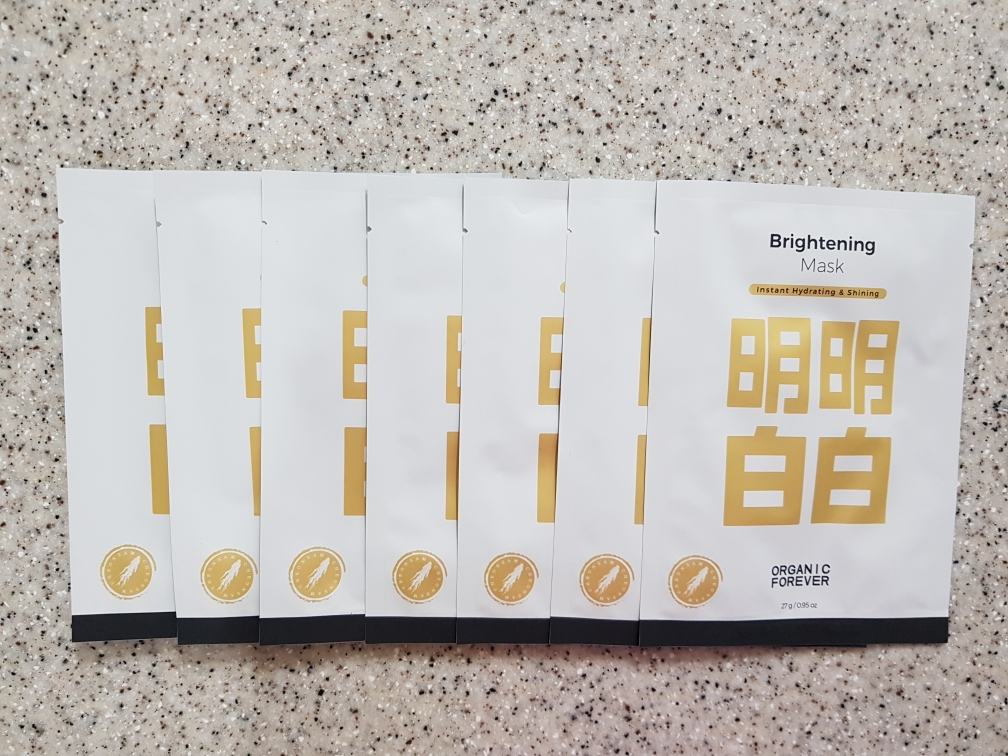 ORGANICFOREVER 亮白面膜 common.review image