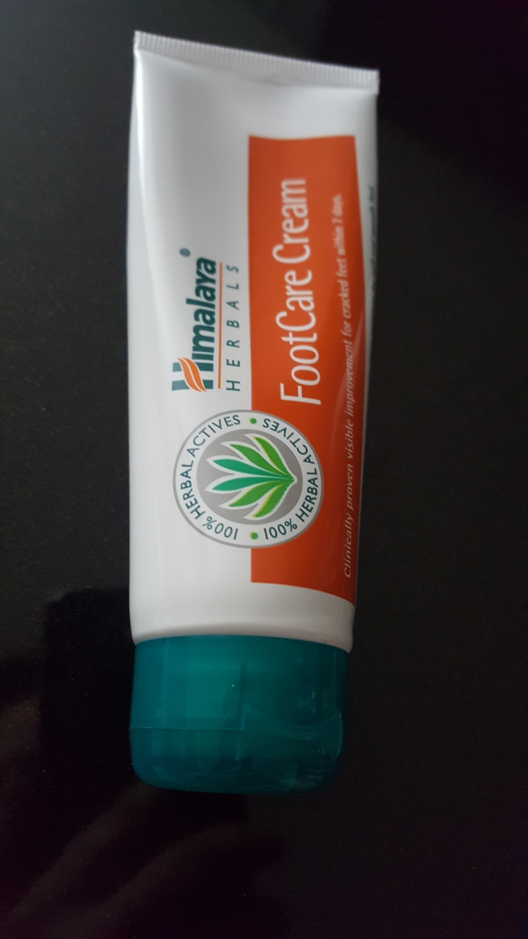 Real user review photo of foot care cream