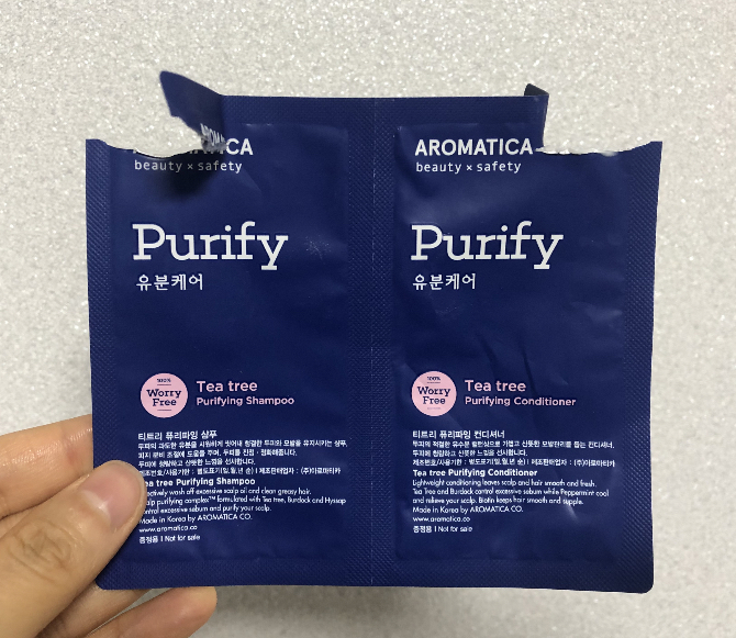 Real user review photo of Tea Tree Purifying Shampoo