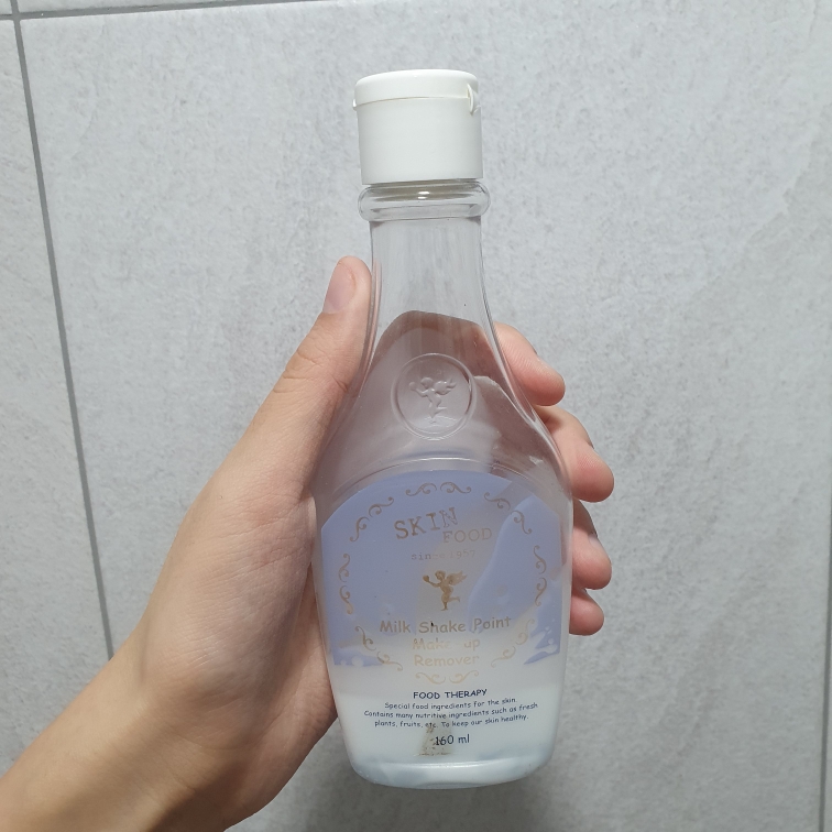 스킨푸드 (SKINFOOD) 밀크 쉐이크 포인트 메이크업 리무버 review image