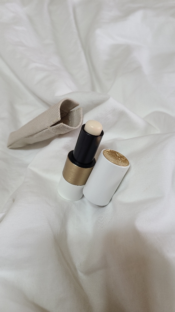 Real user review photo of Rouge Hermès Lip Care Balm