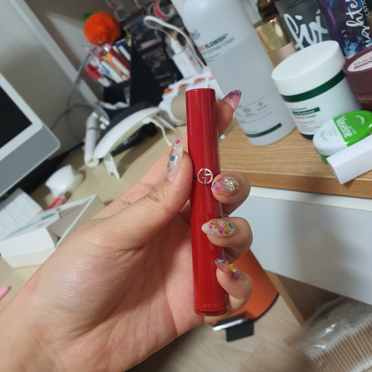 아르마니뷰티 (ARMANIbeauty) 립 마에스트로 인텐스 벨벳 컬러 [402 차이니즈라커] review image