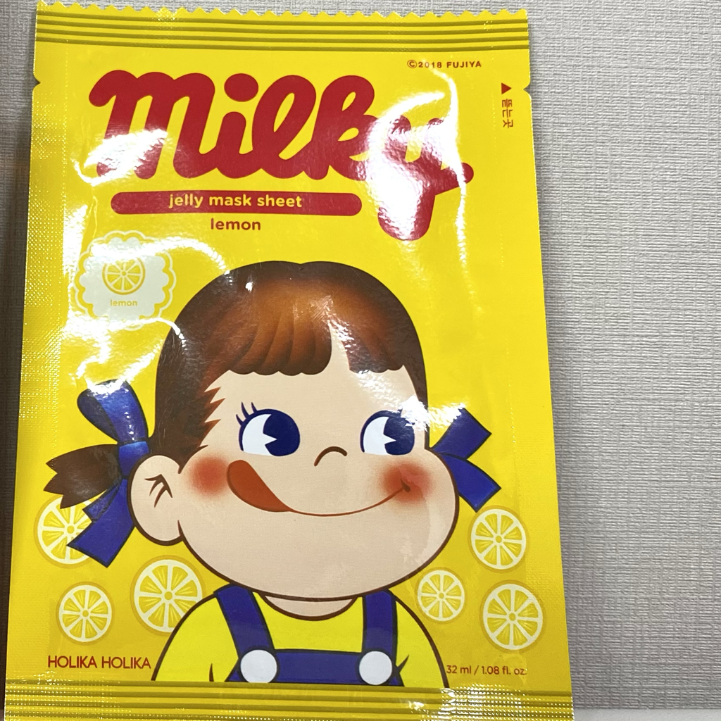 홀리카홀리카 (HOLIKAHOLIKA) 스윗페코 에디션 퓨어에센스 젤리 마스크시트 [레몬젤리] review image