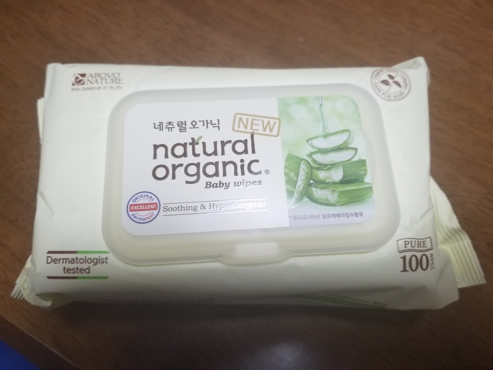 네츄럴오가닉 (naturalorganic) 퓨어 플레인 물티슈 review image