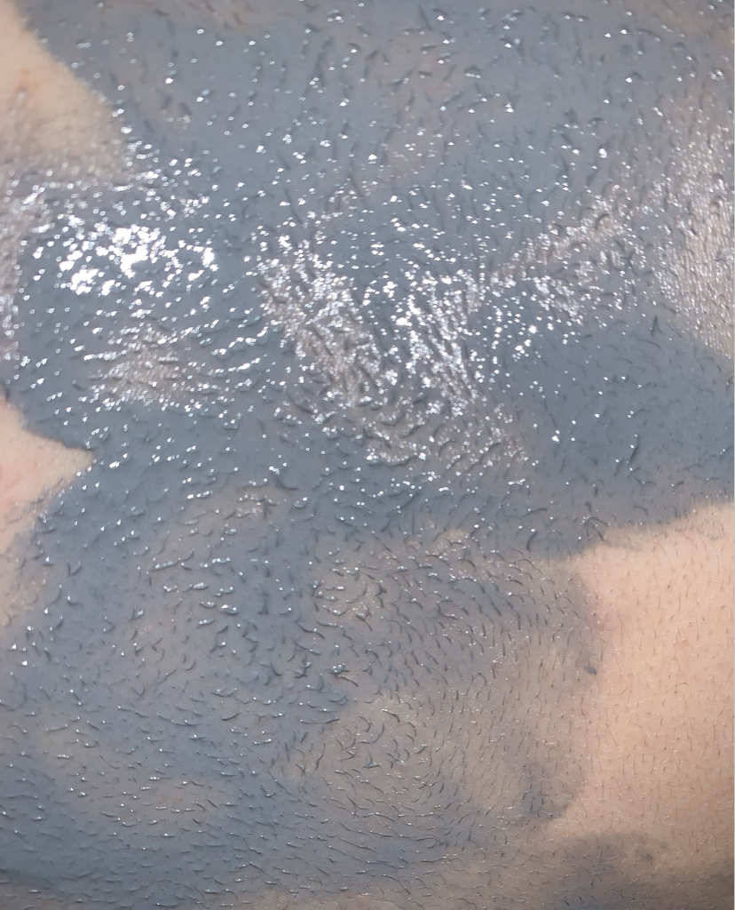 水泥去角质面膜的真实用户使用照片