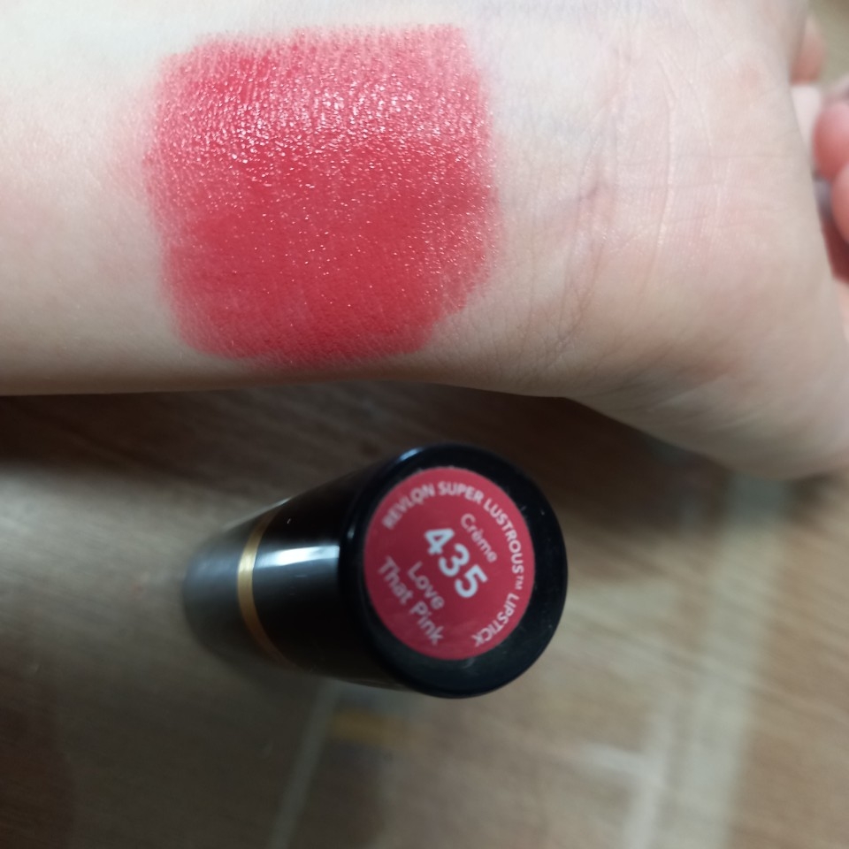 레브론 (REVLON) 수퍼 러스트러스 립스틱 [435 러브댓핑크] review image