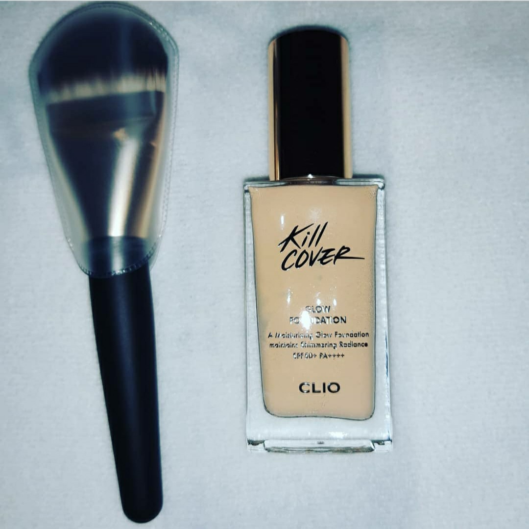 Real user review photo of Kill Cover Glow Foundation [SPF50+/PA++++] [No. 4 Ginger]