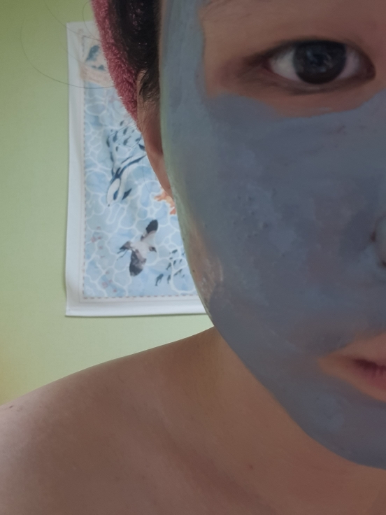 水泥去角质面膜的真实用户使用照片
