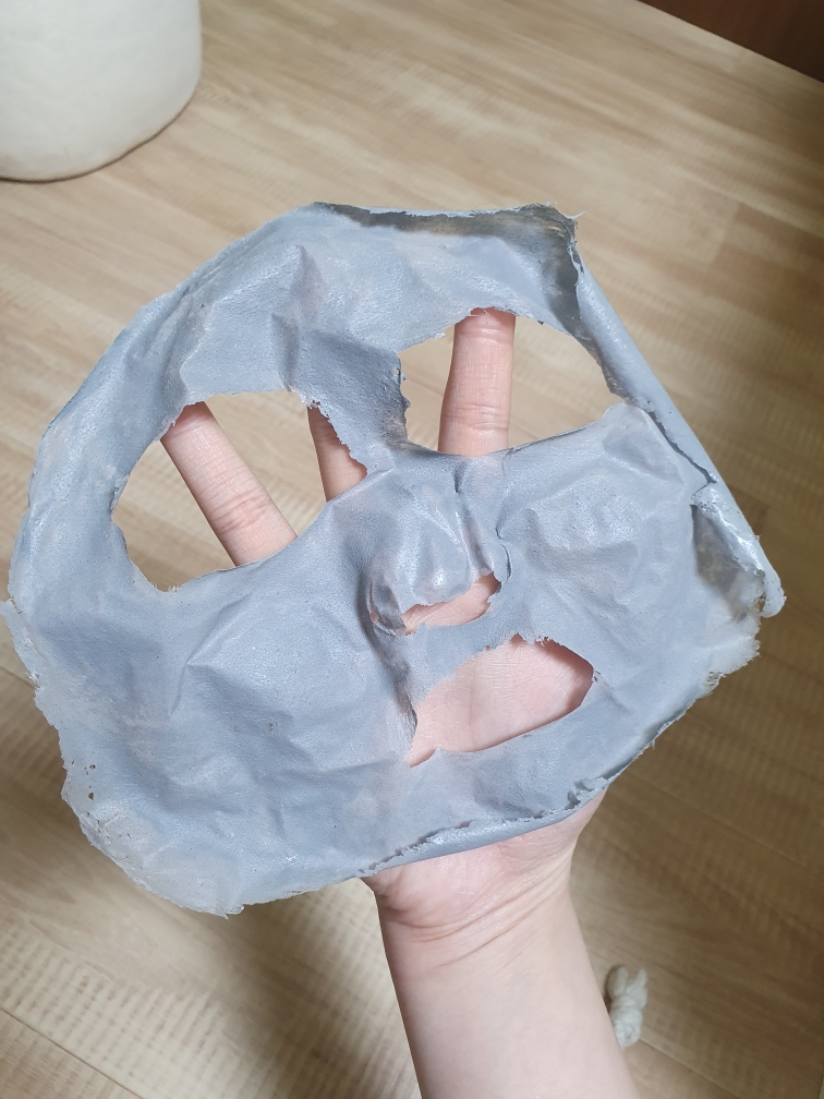 水泥去角质面膜的真实用户使用照片