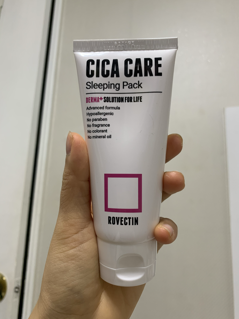 Real user review photo of CICA CARE SLEEPING PACK