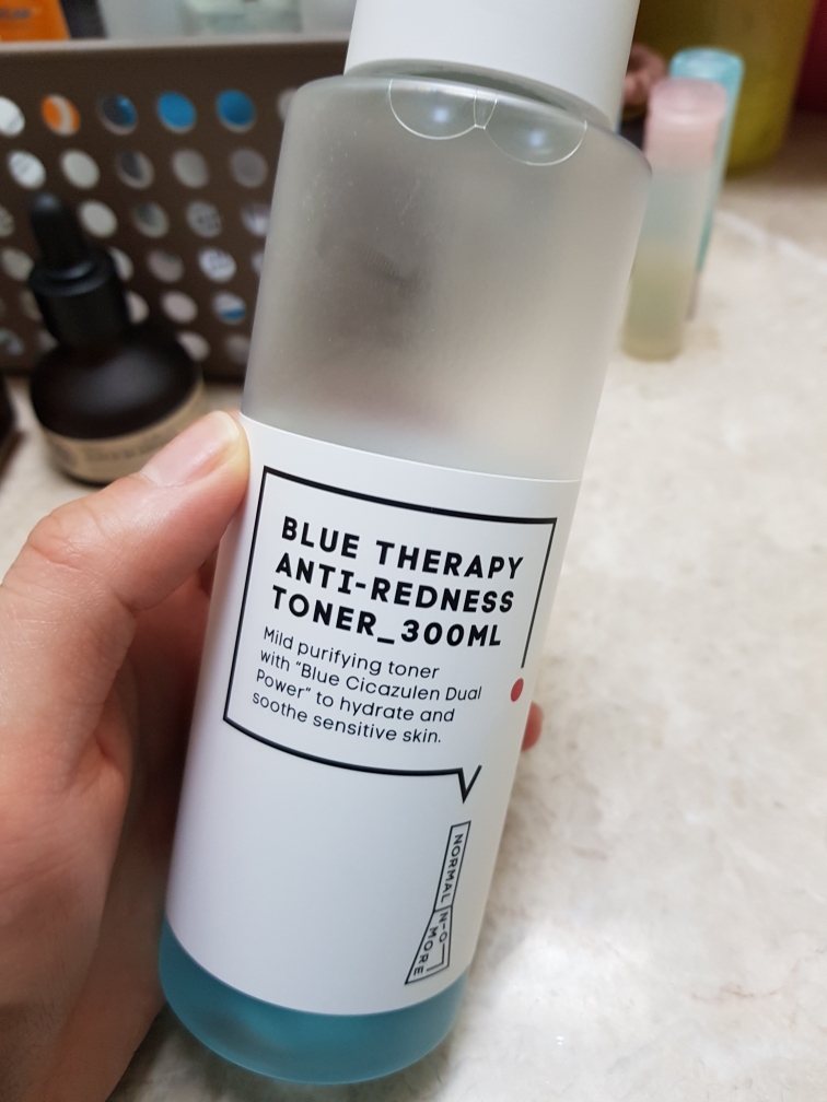 蓝色疗法褪红爽肤水的真实用户使用照片