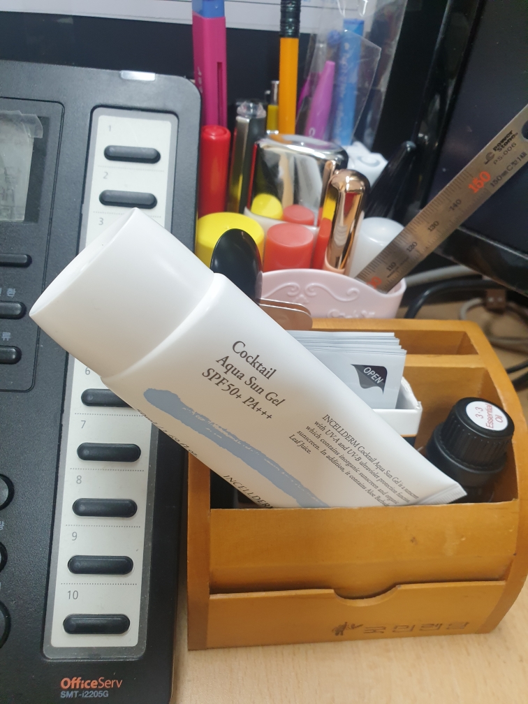 Real user review photo of Cocktail Aqua Sun Gel [SPF50+/PA+++]