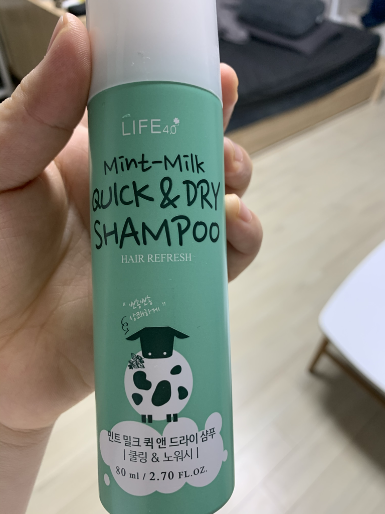 라이프4.0 (LIFE4.0) 민트 밀크 퀵 앤 드라이 샴푸 review image