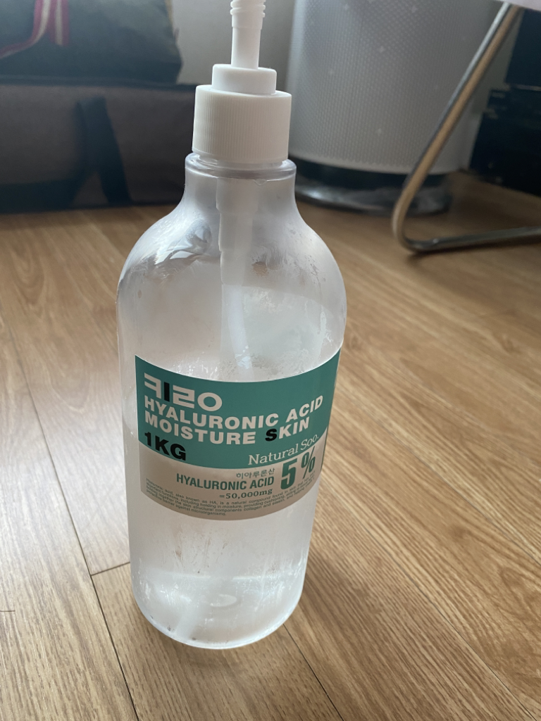 玻尿酸保湿水的真实用户使用照片