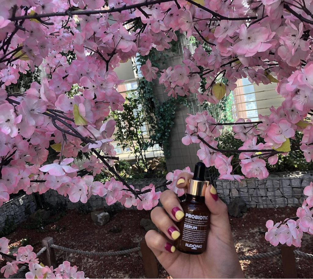 Real user review photo of probiotic serum