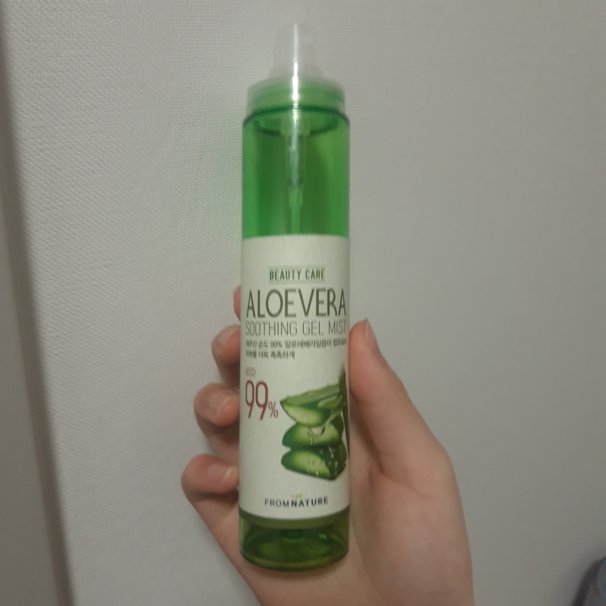 Real user review photo of Jeju Aloe Vera Soothing Gel Mist