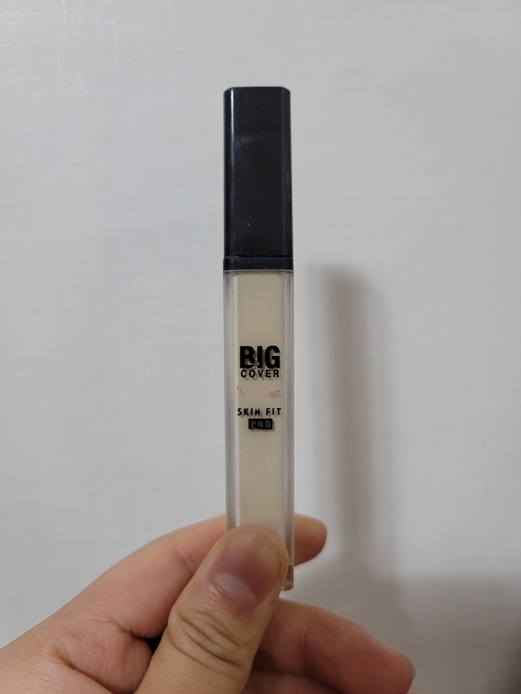 Real user review photo of Big Cover Skin Fit Concealer Pro [Neutral Mint]