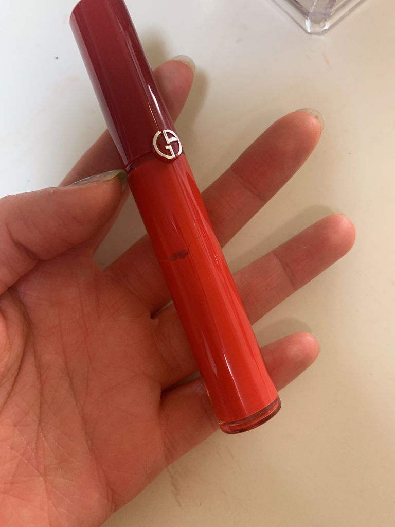 아르마니뷰티 (ARMANIbeauty) 립 마에스트로 인텐스 벨벳 컬러 [401 티벳탄오렌지] review image