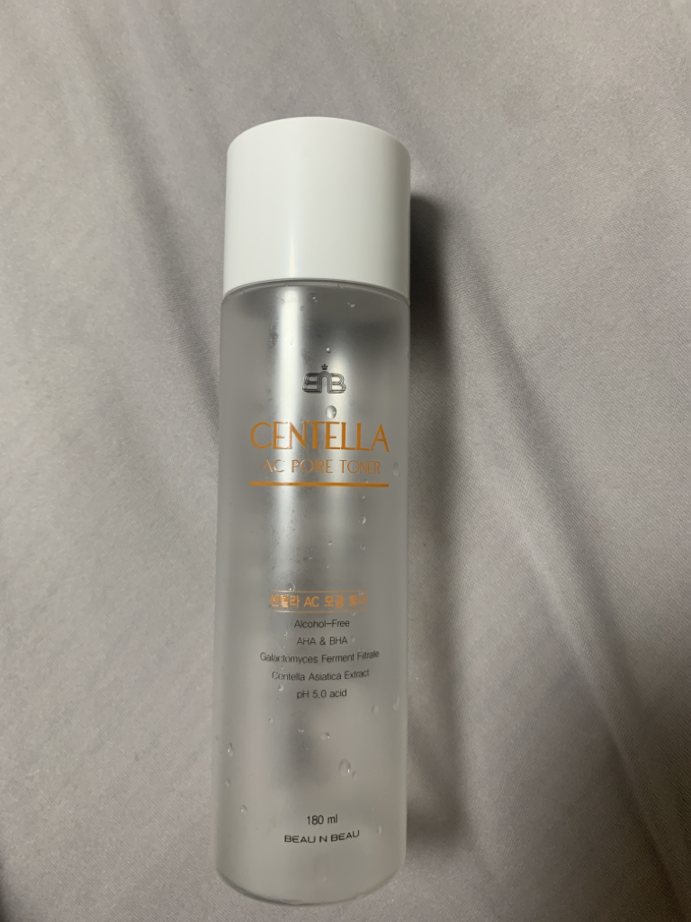 뷰앤뷰 (BEAUNBEAU) 센텔라 AC 모공 토너 review image