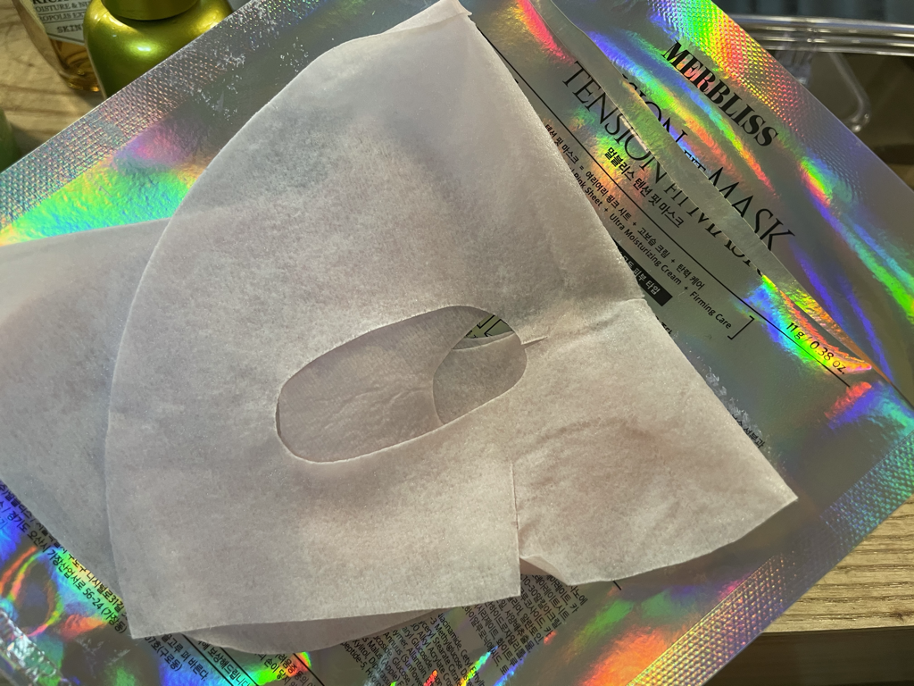 Real user review photo of Tension Fit Mask