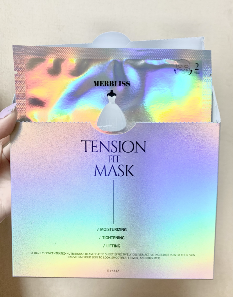 Real user review photo of Tension Fit Mask