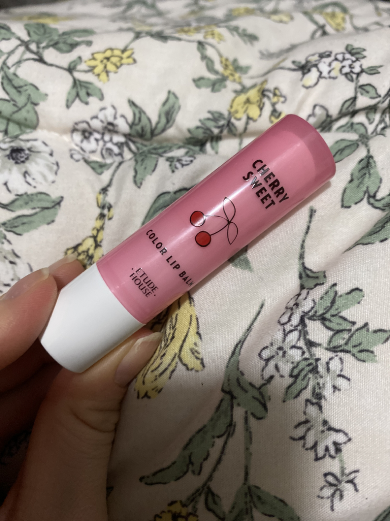 ETUDE Cherry Egg Vibrant Color Lip Balm [PK001 Deep Cherry] review image
