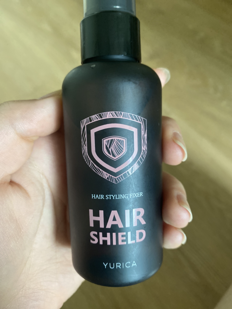 Real user review photo of hair shield