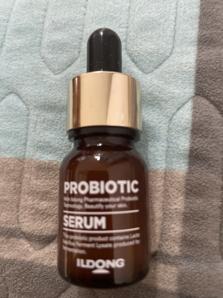 Real user review photo of probiotic serum