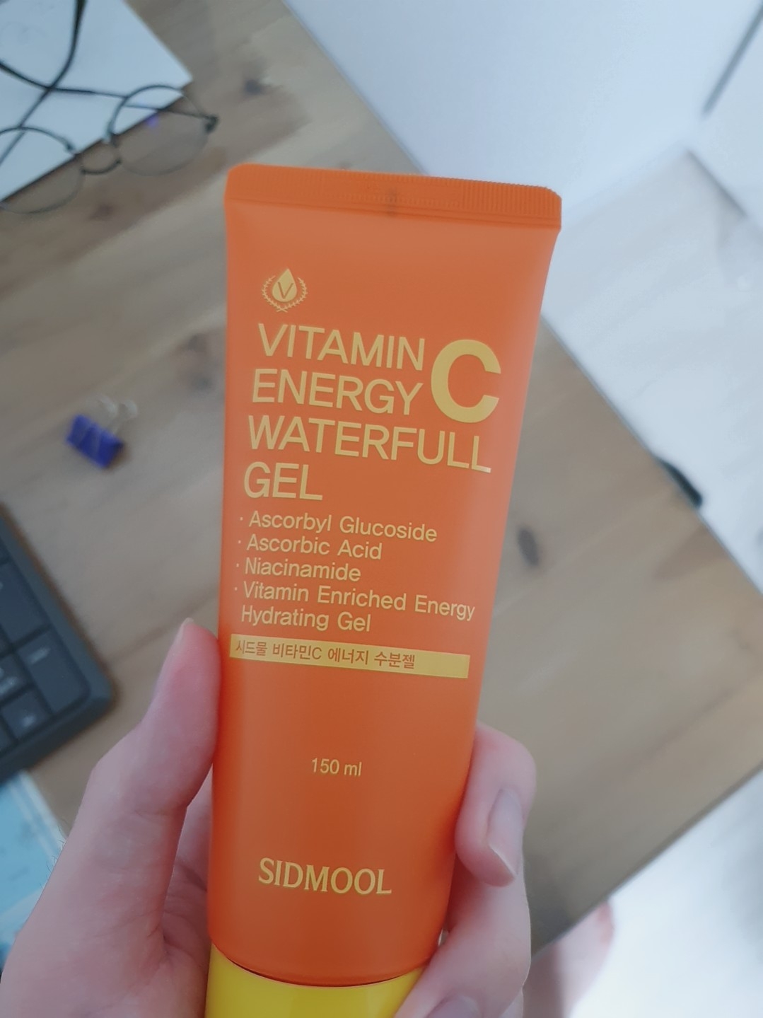 维他命 C 能量保湿凝胶的真实用户使用照片