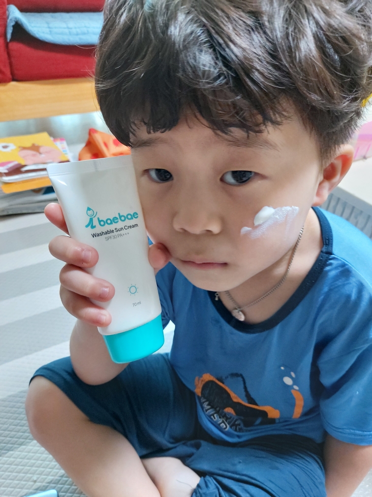 아이베베 (ibaebae) 워셔블 선크림 [SPF30/PA+++] review image