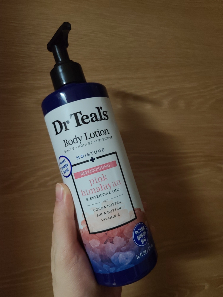 닥터틸즈 (DrTeal's) 바디로션  모이스처 플러스 리플레니싱 [핑크히말라얀] review image