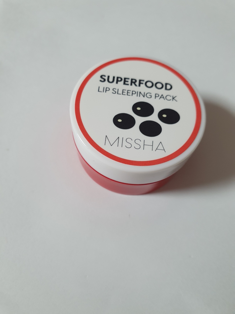 MISSHA Superfood Black Bean Lip Sleeping Pack review image