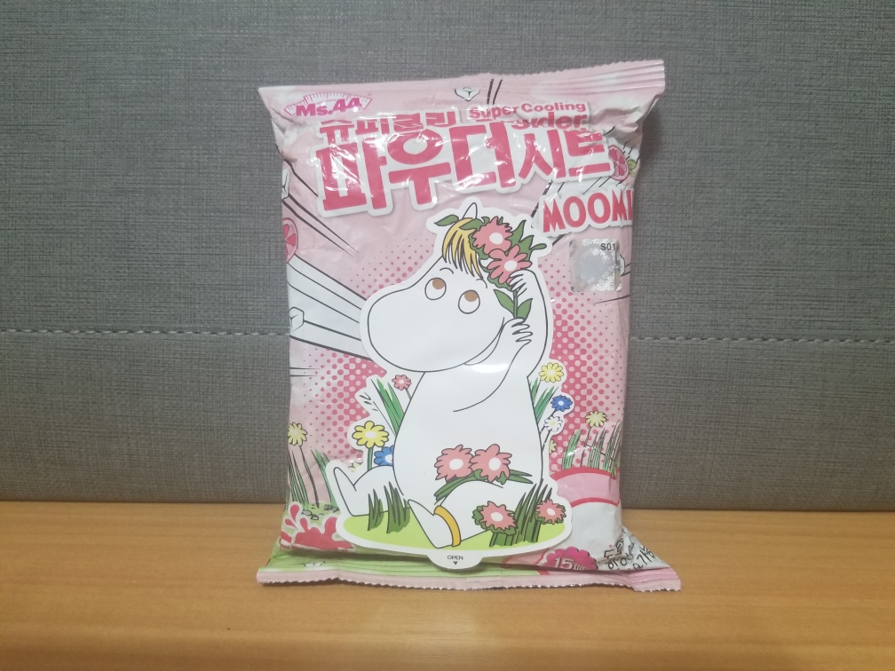 미스사사 (Ms.44) 무민 에디션 슈퍼 쿨링 파우더 시트 [프레시시트러스] review image