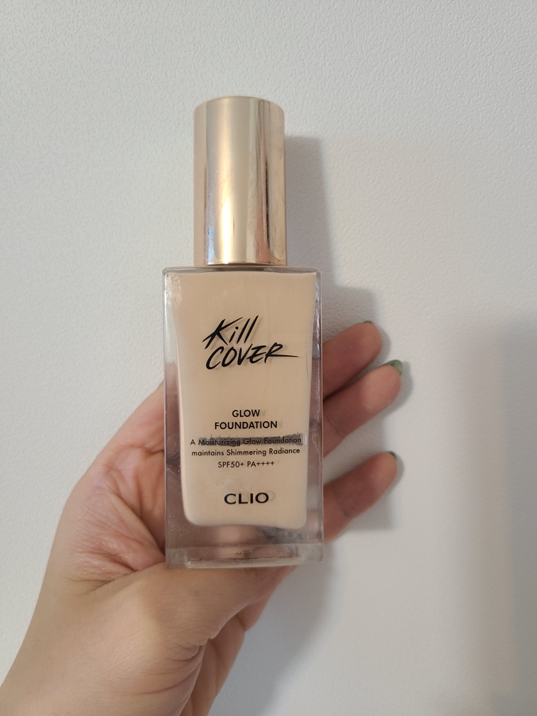 Real user review photo of Kill Cover Glow Foundation [SPF50+/PA++++] [No. 4 Ginger]
